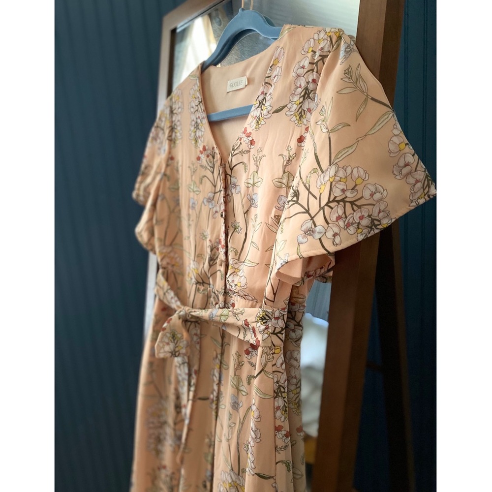 Pink, floral Roolee dress